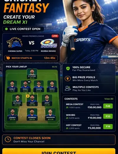 Batball11 (batball11 apk) fantasy cricket & matchday visual 3